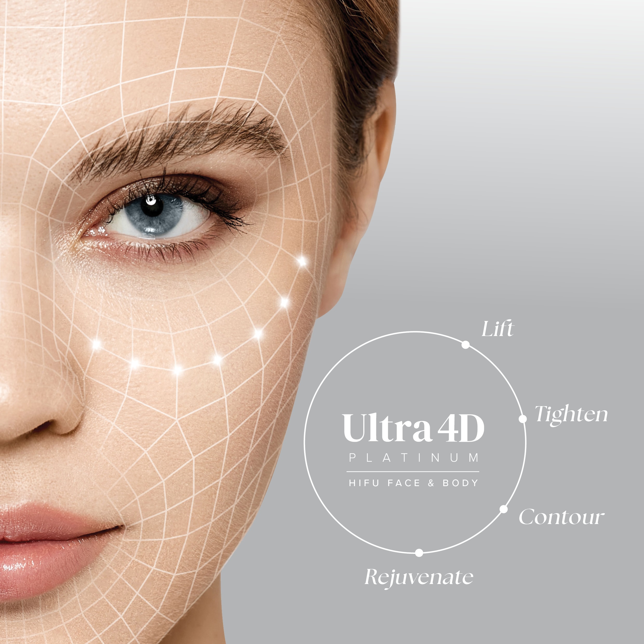 Lift. Sculpt. Contour. Non-surgical facelift with HIFU